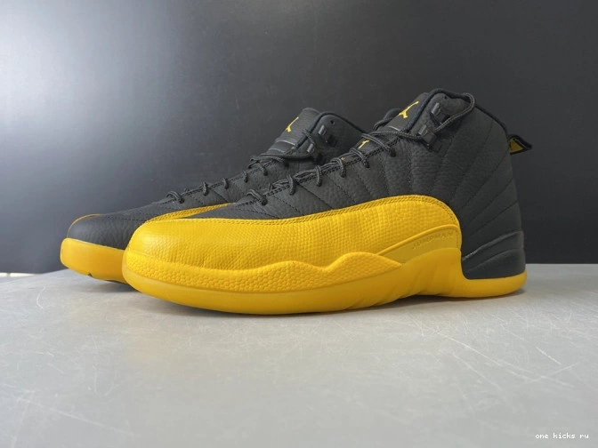 Chep Onekick University 130690-070 Air Black 12 Retro Gold Jordan 0820